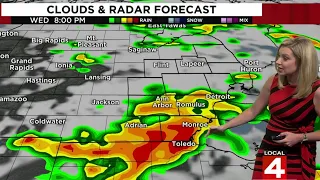 2 waves of severe storms expected in Metro Detroit tonight