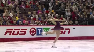 Kaetlyn Osmond. 2014 Canadian Nationals. Free Skating.