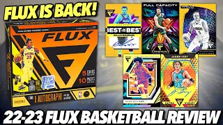 SOMEHOW FLUX RETURNED... 😳 2022-23 Panini Flux Basketball FOTL Hobby Box Review x2