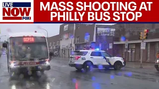 Philly mass shooting: 8 students shot at SEPTA bus stop, 30+ rounds fired | LiveNOW from FOX