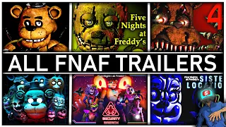 Five Night's At Freddy's 1 2 3 4 5 6 7 8 9 ALL TRAILERS UPDATED! (FNAF ALL TRAILERS 2022)