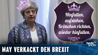 Der Brexit wird verschoben: Wann gehen die Briten endlich? | heute-show vom 22.03.2019