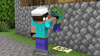 Monster School : Zombie Family SAD Life - Sad Story - Minecraft Animation