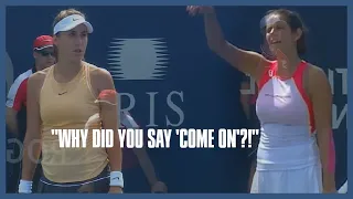 Belinda Bencic & Julia Görges Bump Heads