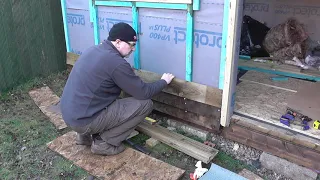 DIY Man Cave / She Shed - Part 15 - Fixing Feather Edge Cladding