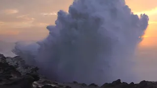 Oregon Coast storm waves