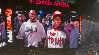 Errol Spence Jr and BigXthaPlug Walk Out to Texas Before Terence Crawford Fight