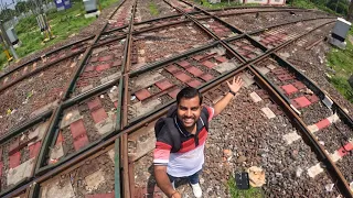 Nagpur daimand crosing !! Only Double Diamond Railway crossing in India ( Nagpur )