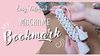 Macrame Bookmark Easy tutorial