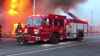 Detroit Commercial Fire March 24th, 2018