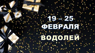 ♒ ВОДОЛЕЙ. 🎁 С 19 по 25 ФЕВРАЛЯ 2024 г. ❄️ Таро-прогноз 🔮