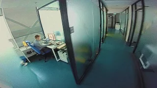 ESCAPING Through Workers' Offices AFTER Bailing A Climb