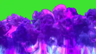 REAL FHD!!! Colorful Fire - Fireball Transitions Green Screen || By Green Pedia