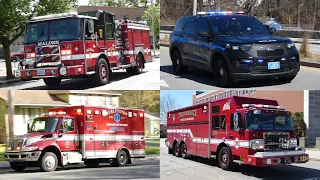 Fire Trucks, Ambulances, and Police Cars Responding Compilation - April/May 2023