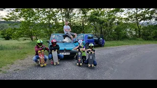 Csövestrip Nyugat-Magyarországon || downhill longboard