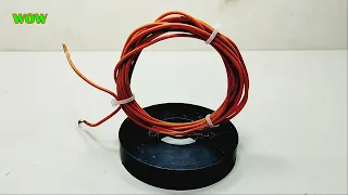 How to make Free energy generator with copper coil magnet motor capacitor 220v ac