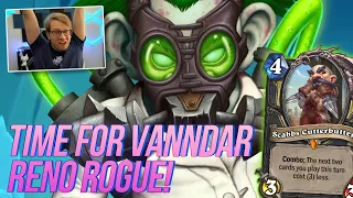 It's Finally Time For Vanndar Reno Rogue! | Voyage To The Sunken City | Hearthstone Standard | Savjz