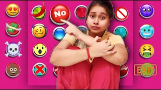 100 Mystery Button Challenge... only 1 will let you ESCAPE this Box!!🤕 | ss raaz | shreya singh