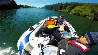 The Best Inflatable Raft for Fishing a Small Lake or Pond - Unboxing Intex Excursion 4