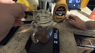 How to make a Starbucks Iced Caramel Macchiato on a Breville Barista Express