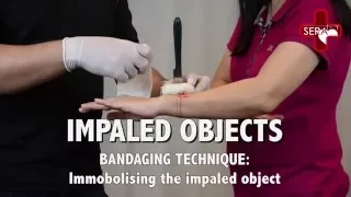 Immobilising Impaled Objects | Singapore Emergency Responder Academy, First Aid and CPR Training