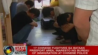 17 Chinese fugitives sa Bataan Freeport area, inaresto ng Bureau of Immigration at Chinese police