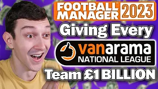 Giving EVERY National League club £1bn in Football Manager 2023