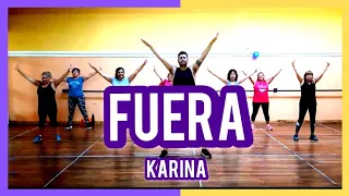 🔥 FUERA 🔥 KARINA LA PRINCESITA /  ZUMBA CON DAMI / COREO FACIL (PRINCIPIANTE) CUMBIA