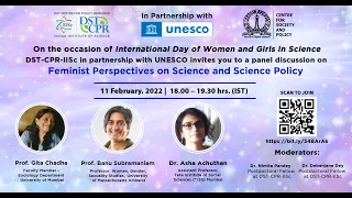Panel discussion on Feminist Perspectives on Science and Science Policy
