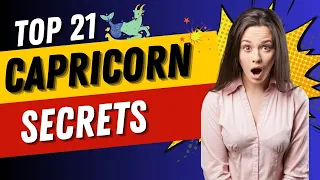 The Capricorn Personality: 21 SECRETS and FACTS