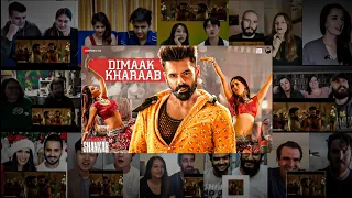 Dimaak Kharaab Video Song UrraMass Mashup Reactions | Ram, Nidhhi, Nabha Natesh | #DheerajReaction |