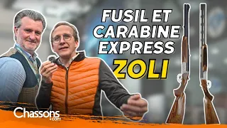 Fusil de chasse bécassier et carabine express Zoli : deux armes de luxe