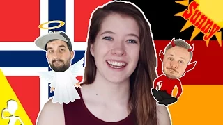 Germans React To Sunny Speaking German 🌞 Get Germanized And VlogDave