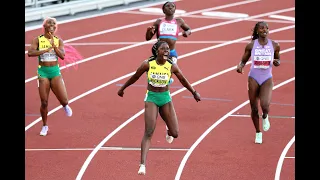 Shericka Jackson super happy with 21.45 for world title