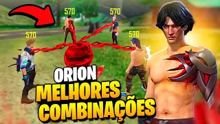 MELHORES PERSONAGENS PARA COMBINAR COM ÓRION NO FREE FIRE, VANTAGENS E DESVANTAGENS E MAIS!