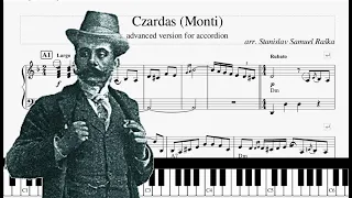 Vittorio Monti - Czardas Cover Accordions (Sheets Tutorial Accordions Czardas - Vittorio Monti)