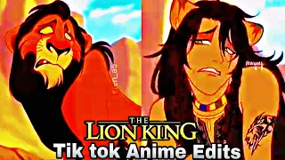 Tik Tøk- The Lion king- Anime Edits / Hey ladies drop it down / Tik tok edits