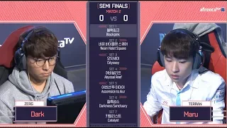 [2018 GSL Season 1]Code S Ro.4 Day2 Match1 Dark vs Maru