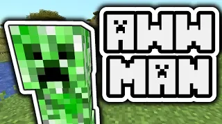 I changed Minecraft's sounds to Creeper Aww Man lyrics