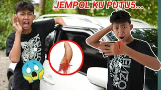 GAWAT JEMPOL SAPUTRA PUTU5 GARA GARA KEJEPIT PINTU MOBIL?! | Mikael Family