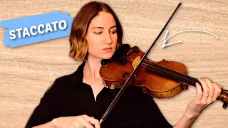 How To MASTER Staccato Bow Stroke