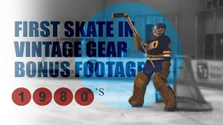 Mic'd Up: Bonus Footage First Skate in Vintage Goalie Gear