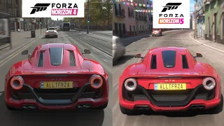 Forza Horizon 4 vs. Forza Horizon 5 - 2018 ATS GT Gameplay! Sound and Graphics Comparison Xbox One X