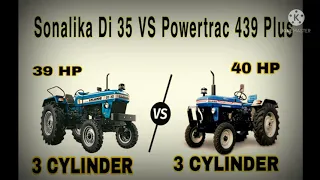 Compare Tractors Powertrac 439 Plus V/s Sonalika Di 35 | Sonalika vs Powertrac