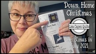 Down Home Christmas Quilt  - Block # 2 The Churn Dash Block