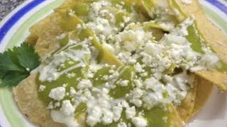 CHILAQUILES VERDES | Vicky Receta Facil