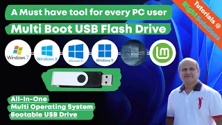 All-In-One Multi Operating System Bootable USB Drive | Ventoy | A Must have tool for every PC user