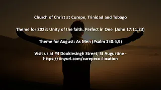 Sunday morning worship 2023-08-27