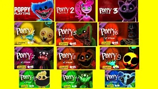 Poppy Playtime: 1,2,3,4,5,6,7,8,9,10,11,12 - Icons