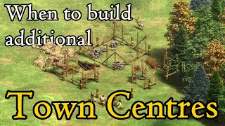 When to Add More Town Centres in AoE2